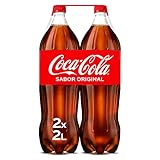 Coca-Cola Sabor Original - Refresco de cola - Pack 2 botellas 2 L