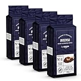 by Amazon Café molido Natural Caffè Intenso, Tueste medio, 1 kg (4 Paquetes de 250 g) - Certificado por Rainforest Alliance