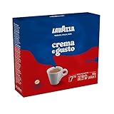 Lavazza, Crema e Gusto Classico, Café Molido Natural, 2 x 250 g, Ideal para Cafetera Italiana, de Filtro y Francesa, con Notas Aromáticas de Especias, Arábica y Robusta, Intensidad 7, Tueste Oscuro