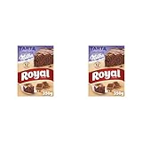 Royal Tarta de Chocolate Milka, Preparado en Polvo, 12 Raciones, 350g (Paquete de 2)