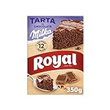 Royal Tarta de Chocolate Milka, Preparado en Polvo - 12 Raciones, 350 g